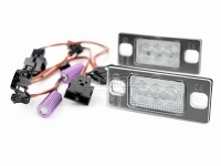 LED osv�tlen� SPZ OE-Style b�l� Porsche Cayenne -- rok v�roby 2002-10