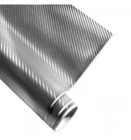 Decor Vinyl fólie 3D CARBON stříbrný 152 x 100 cm, vhodné pro interiérové i exteriérové použití Decor Vinyl fólie 3D CARBON stříbrný 152 x 100 cm, vhodné pro interiérové i exteriérové použití