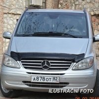 Scoutt lišta (deflektor) přední kapoty Mercedes Vito / Viano -- rok výroby 2002-14 Scoutt lišta (deflektor) přední kapoty Mercedes Vito / Viano -- rok výroby 2002-14