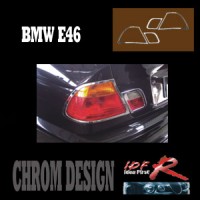 Chromov� r�me�ky zadn�ch sv�tlomet� BMW 3 E46 2dv. od roku v�roby 1998-