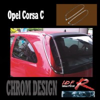 Chromov� r�me�ky zadn�ch sv�tlomet� Opel Corsa C od roku v�roby 02-