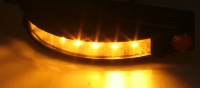 Výstražné LED světlo vnější, 12-24V, 6x3W, oranžové, ECE R65 Výstražné LED světlo vnější, 12-24V, 6x3W, oranžové, ECE R65