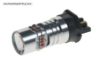 LED žárovka s paticí PW24W 12-24V, 50W (10x5W) oranžová - pár LED žárovka s paticí PW24W 12-24V, 50W (10x5W) oranžová - pár