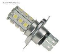 LED žárovka 12V s paticí H4, 18LED/3SMD LED žárovka 12V s paticí H4, 18LED/3SMD