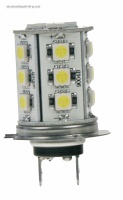LED žárovka 12V s paticí H7, 18LED/3SMD LED žárovka 12V s paticí H7, 18LED/3SMD