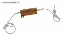 Rezistor 6 ohm pro žárovku 12V/21W, hliníkové pouzdro Rezistor 6 ohm pro žárovku 12V/21W, hliníkové pouzdro