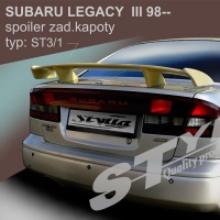 Zadní spoiler křídlo Subaru Legacy III sedan -- od roku výroby 10/1998- Zadní spoiler křídlo Subaru Legacy III sedan -- od roku výroby 10/1998-