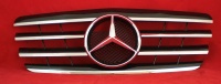 Sportovní maska Mercedes E Class W210, černá-chrom Sportovní maska Mercedes E Class W210, černá-chrom