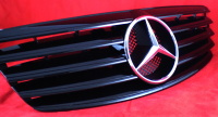 Sportovn� maska s logem Mercedes E Class W211, �ern� leskl�