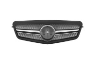 Sportovní maska s logem-1 žebro Mercedes E Class W212, černá matná Sportovní maska s logem-1 žebro Mercedes E Class W212, černá matná