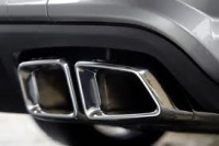 Dvojitá koncovka výfuku nerez Mercedes CLS W219 Dvojitá koncovka výfuku nerez Mercedes CLS W219