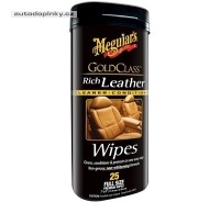 Meguiars Gold Class Rich Leather Wipes - ubrousky 25ks Meguiars Gold Class Rich Leather Wipes - ubrousky 25ks