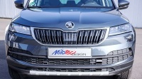 Ochranná lišta předního nárazníku, ABS - stříbrný matný, Škoda Karoq -- od roku výroby 2017- Ochranná lišta předního nárazníku, ABS - stříbrný matný, Škoda Karoq -- od roku výroby 2017-