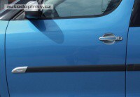 Milotec kryty ochranných bočních lišt Škoda Fabia II / Roomster (ABS stříbrný matný) Milotec kryty ochranných bočních lišt Škoda Fabia II / Roomster (ABS stříbrný matný)