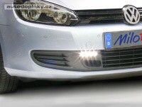 Milotec světla pro denní svícení - zástavba VW Golf VI (kouřové) Milotec světla pro denní svícení - zástavba VW Golf VI (kouřové)