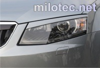 Milotec kryty světlometu Škoda Octavia III (ABS černá metalíza) Milotec kryty světlometu Škoda Octavia III (ABS černá metalíza)