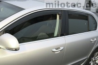 Milotec v�trn� clony (ofuky) - p�edn� ClimAir �koda Rapid sedan / Spaceback (Acrylglass)