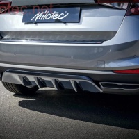 Dummy - koncovky výfuku, černý lesklý klavírlak Škoda Fabia IV hatchback -- od roku výroby 2021- Dummy - koncovky výfuku, černý lesklý klavírlak Škoda Fabia IV hatchback -- od roku výroby 2021-