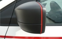 Milotec design lišta zpětných zrcátek - červená, Škoda Superb III Milotec design lišta zpětných zrcátek - červená, Škoda Superb III