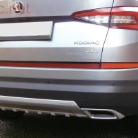 Koncovky výfuku Dummy XL, ABS - Alu Brush Škoda Kodiaq -- od roku výroby 2016- Koncovky výfuku Dummy XL, ABS - Alu Brush Škoda Kodiaq -- od roku výroby 2016-