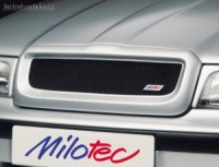 Milotec přední sportovní maska s černou mřížkou bez znaku Škoda Octavia rok výroby 4/97-8/00 Milotec přední sportovní maska s černou mřížkou bez znaku Škoda Octavia rok výroby 4/97-8/00