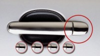Milotec kryt kliky nerez - malé díly na zámky 4 díly bez otvoru Škoda Octavia II rok výroby 06/04- Milotec kryt kliky nerez - malé díly na zámky 4 díly bez otvoru Škoda Octavia II rok výroby 06/04-