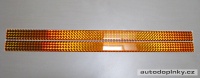 Odrazka samolepící oranžová reflexní pásek 3D rozměr 2,5x30cm - balení 2 kusy Odrazka samolepící oranžová reflexní pásek 3D rozměr 2,5x30cm - balení 2 kusy