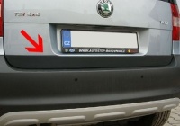 Lišta pátých dveří Škoda Yeti Lišta pátých dveří Škoda Yeti