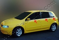 Nerez lišty spodní hrany oken Fiat Stilo Nerez lišty spodní hrany oken Fiat Stilo