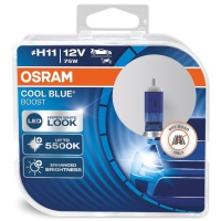 Žárovka OSRAM COOL BLUE BOOST NEW H11 12V 75W 5500K (patice PGJ 19-2) - pár Žárovka OSRAM COOL BLUE BOOST NEW H11 12V 75W 5500K (patice PGJ 19-2) - pár
