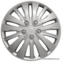 Poklice na kola 14" model Washington (barva stříbrná) - 4 kusy Poklice na kola 14" model Washington (barva stříbrná) - 4 kusy