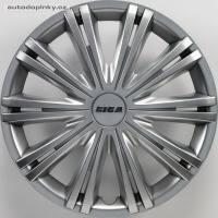 Poklice na kola 14" model Giga (barva Silver) - 4 kusy Poklice na kola 14" model Giga (barva Silver) - 4 kusy