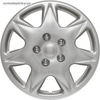 Poklice na kola 16" model California (barva Silver) - 4 kusy