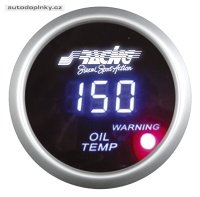 SIMONI RACING Digital meřič teploty oleje -- rozsah 50-150°C montážní průměr 52 mm -- modré osvětlení čísel SIMONI RACING Digital meřič teploty oleje -- rozsah 50-150°C montážní průměr 52 mm -- modré osvětlení čísel
