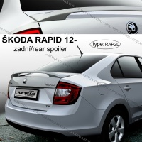 Zadní spoiler křídlo Škoda Rapid liftback -- od roku výroby 07/2012- Zadní spoiler křídlo Škoda Rapid liftback -- od roku výroby 07/2012-