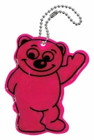 Přívěšek reflexní BEAR - fialový Přívěšek reflexní BEAR - fialový