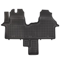 Gumov� vani�ky do interi�ru vozu Renault Trafic III 1-�ada sedadel (Po Faceliftu) -- od roku v�roby 2021- (1kus koberce)