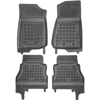 Gumové vaničky do interiéru vozu Jeep Gladiator (Pro EU trh, model s Alpine sound system, 4x4 (AWD)) -- od roku výroby 2021- (4-dílná sada) Gumové vaničky do interiéru vozu Jeep Gladiator (Pro EU trh, model s Alpine sound system, 4x4 (AWD)) -- od roku výroby 2021- (4-dílná sada)