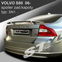 Zadní spoiler křídlo Volvo S80 sedan -- od roku výroby 03/2006- Zadní spoiler křídlo Volvo S80 sedan -- od roku výroby 03/2006-