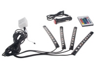 LED podsvětlení podvozku RGB 12V, IR, 4 pásky LED podsvětlení podvozku RGB 12V, IR, 4 pásky