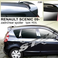 Zadní spoiler kšilt nad okno Renault Scenic III -- od roku výroby 02/2009- Zadní spoiler kšilt nad okno Renault Scenic III -- od roku výroby 02/2009-