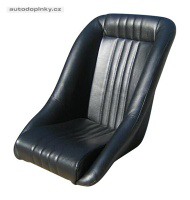 Sportovní sedadlo model Type Classic skořepinové barva černá materiál umělá kůže Sportovní sedadlo model Type Classic skořepinové barva černá materiál umělá kůže