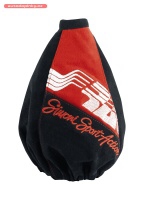 Manžeta řadící páky micro fiber - barva černá/červená-vyšité logo Simoni Racing (pro max rozměr základny 150x150mm nebo průměr 190mm) Manžeta řadící páky micro fiber - barva černá/červená-vyšité logo Simoni Racing (pro max rozměr základny 150x150mm nebo průměr 190mm)