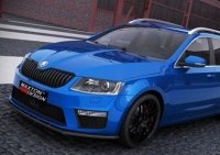 P�edn� spoiler n�razn�ku �koda Octavia III RS -- rok v�roby 2013-16 (�ern� lesk)
