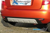 Zadní difuzor All-road - barva černá/stříbrná Škoda Fabia II Zadní difuzor All-road - barva černá/stříbrná Škoda Fabia II