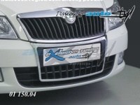 Rámeček registrační značky chrom přední Škoda Octavia II facelift -- od roku výroby 2008- Rámeček registrační značky chrom přední Škoda Octavia II facelift -- od roku výroby 2008-
