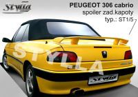 Zadní spoiler křídlo Peugeot 306 cabrio -- rok výroby 95-03 Zadní spoiler křídlo Peugeot 306 cabrio -- rok výroby 95-03