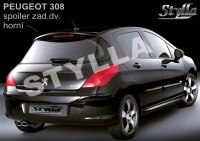 Zadní spoiler kšilt nad okno Peugeot 308 hatchback -- od roku výroby 2007- Zadní spoiler kšilt nad okno Peugeot 308 hatchback -- od roku výroby 2007-