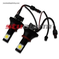 LED ��rovky H8 do hlavn�ch sv�tlomet� (set), 1800Lumen b�l�