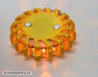 LED v�stra�n� sv�tlo 16LED, oran�ov�